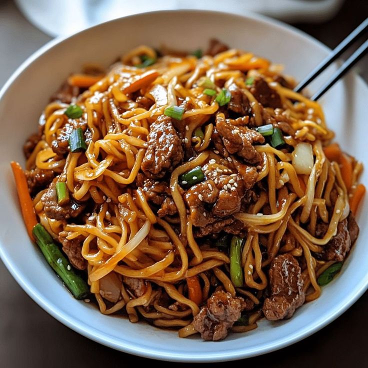Beef Stir Fry Noodles